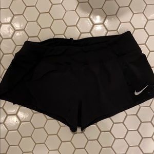 black nike shorts